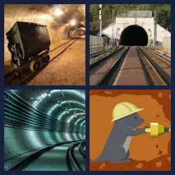 4 Images 1 Mot TUNNEL