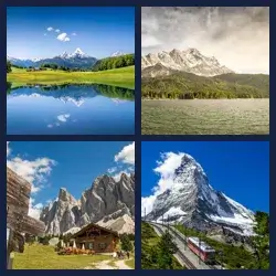 4 Images 1 Mot MONTAGNE