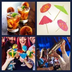 4 Images 1 Mot COCKTAILS
