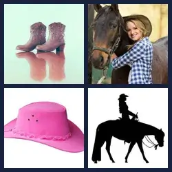 4 Images 1 Mot COWGIRL