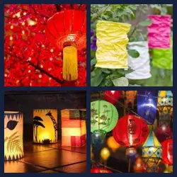 4 Images 1 Mot LAMPION