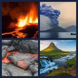 4 Images 1 Mot VOLCAN