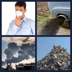 4 Images 1 Mot POLLUER